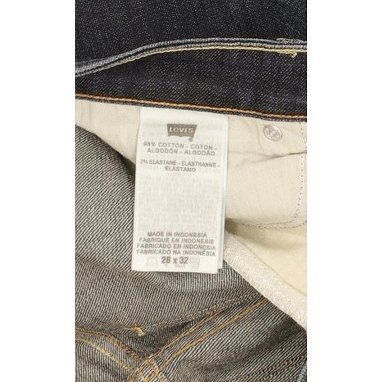 Levi's Demi Curve Women Blue Straight Slim Stretch Jeans W28 L32