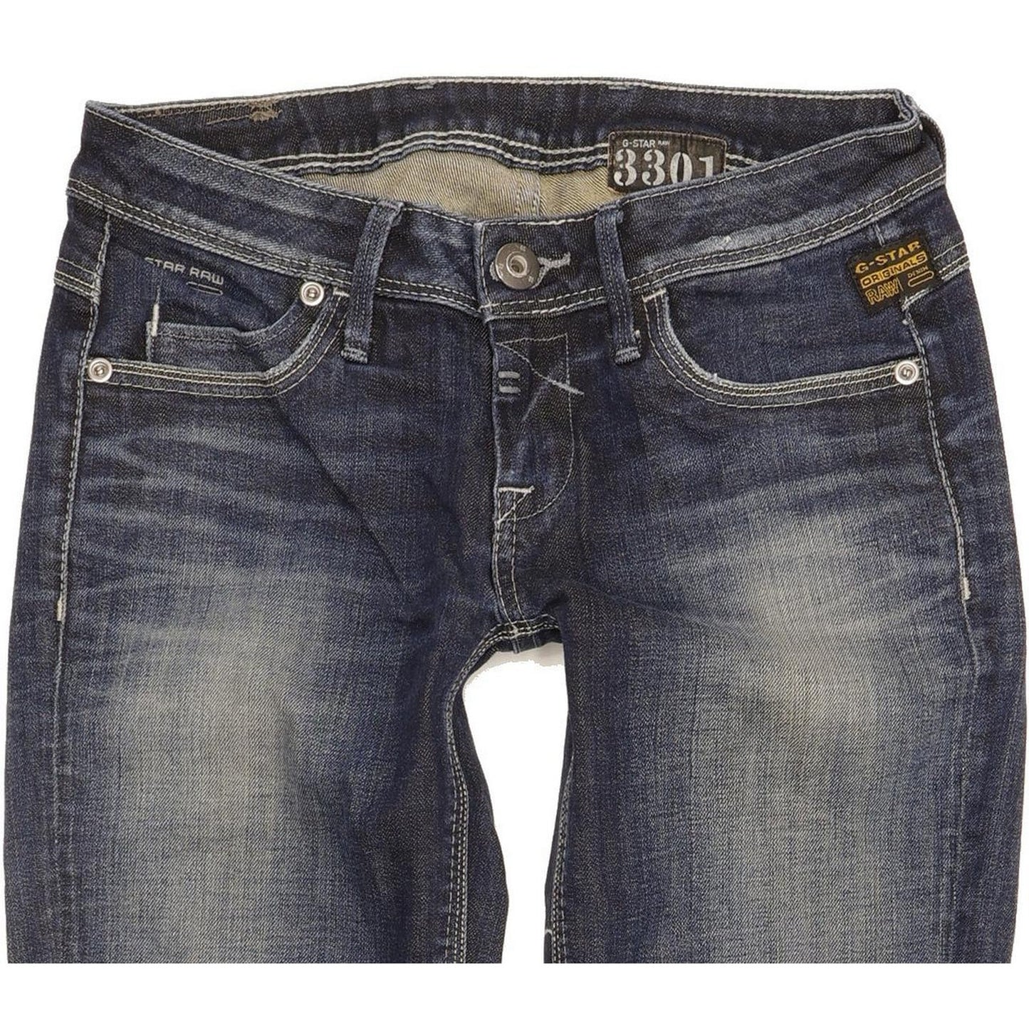 G-Star New Tag Women Blue Skinny Slim Stretch Jeans W26 L33