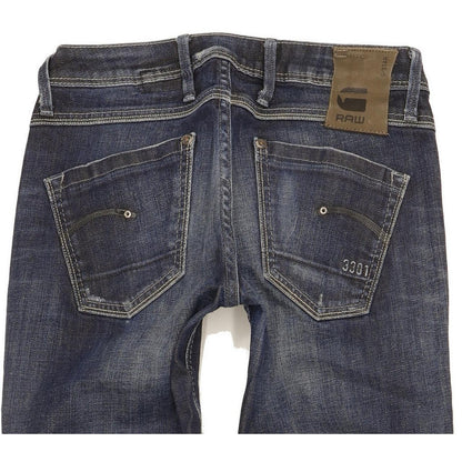G-Star New Tag Women Blue Skinny Slim Stretch Jeans W26 L33