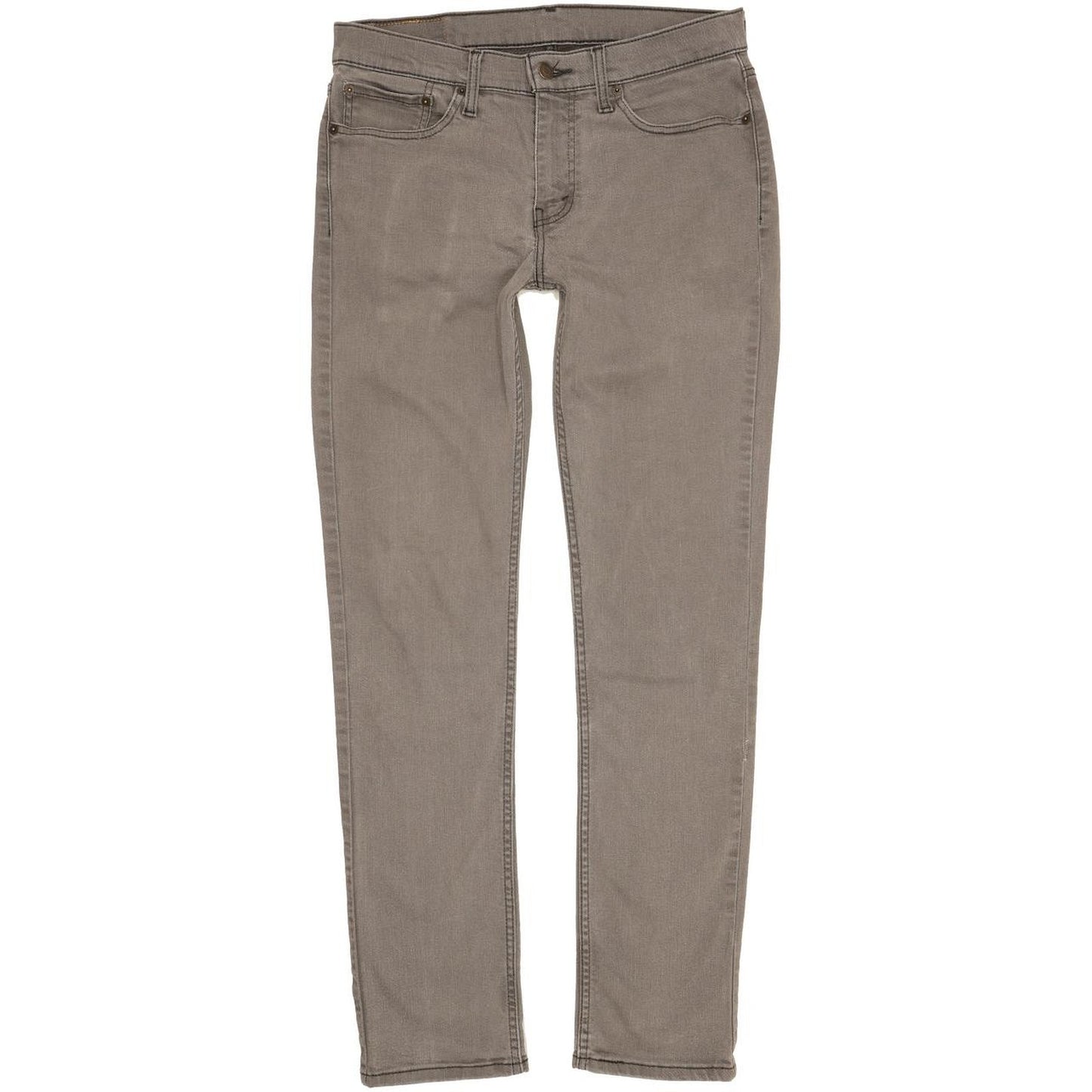 Levi's 511 Men Grey Straight Slim Stretch Jeans W32 L33