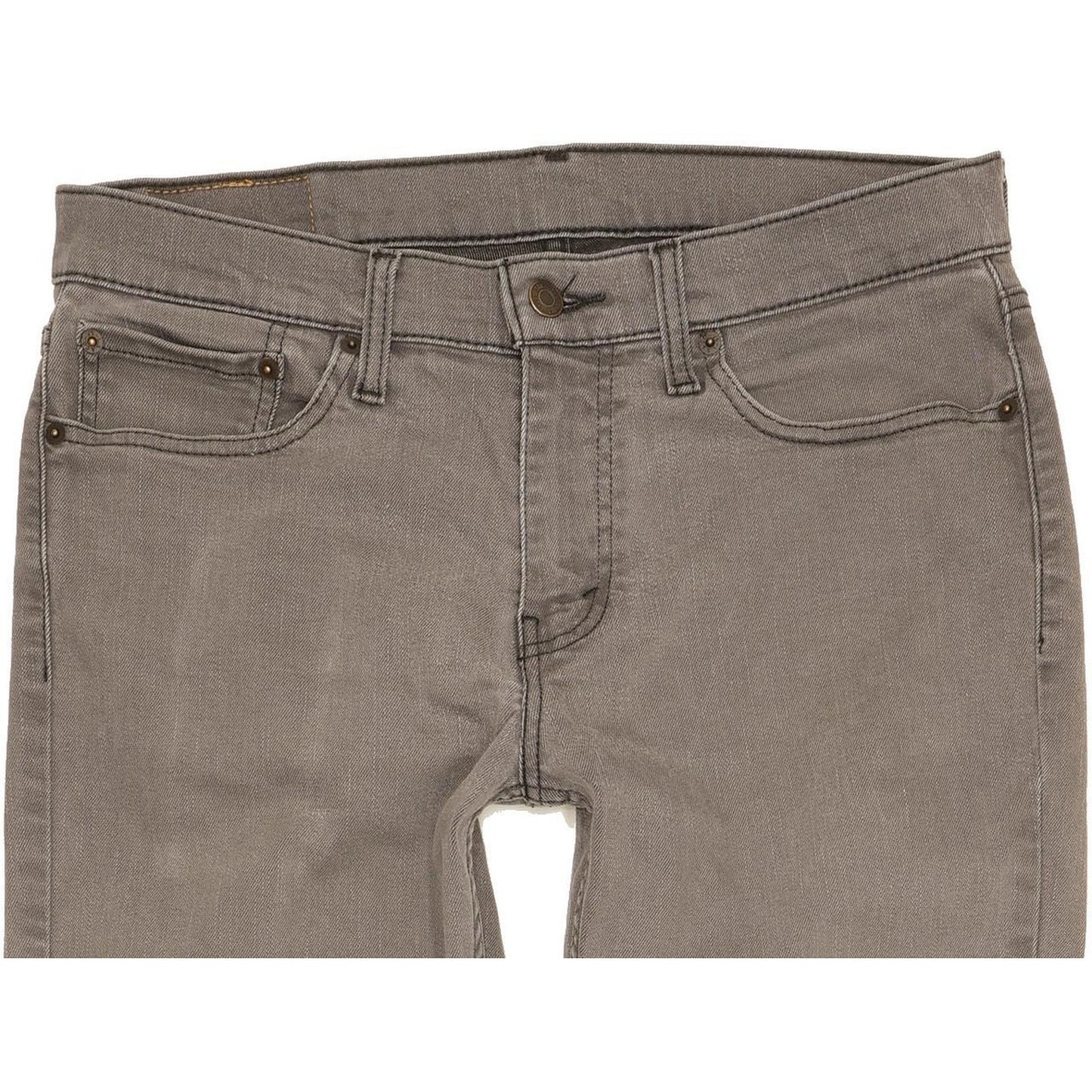 Levi's 511 Men Grey Straight Slim Stretch Jeans W32 L33