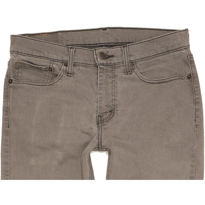 Levi's 511 Men Grey Straight Slim Stretch Jeans W32 L33