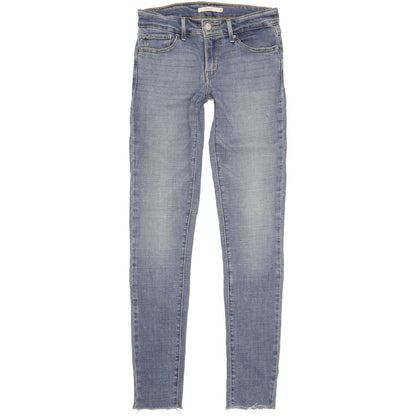 Levi's 711 Women Blue Skinny Slim Stretch Jeans W27 L32