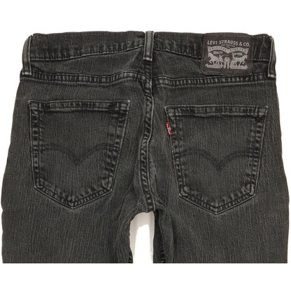 Levi's 511 Men Black Straight Slim Stretch Jeans W31 L31