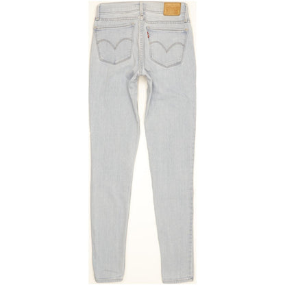 Levi's 710 Super Women Blue Skinny Slim Stretch Jeans W26 L31