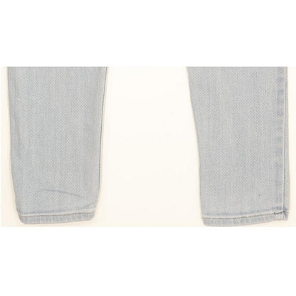 Levi's 710 Super Women Blue Skinny Slim Stretch Jeans W26 L31