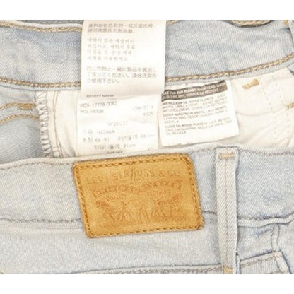 Levi's 710 Super Women Blue Skinny Slim Stretch Jeans W26 L31