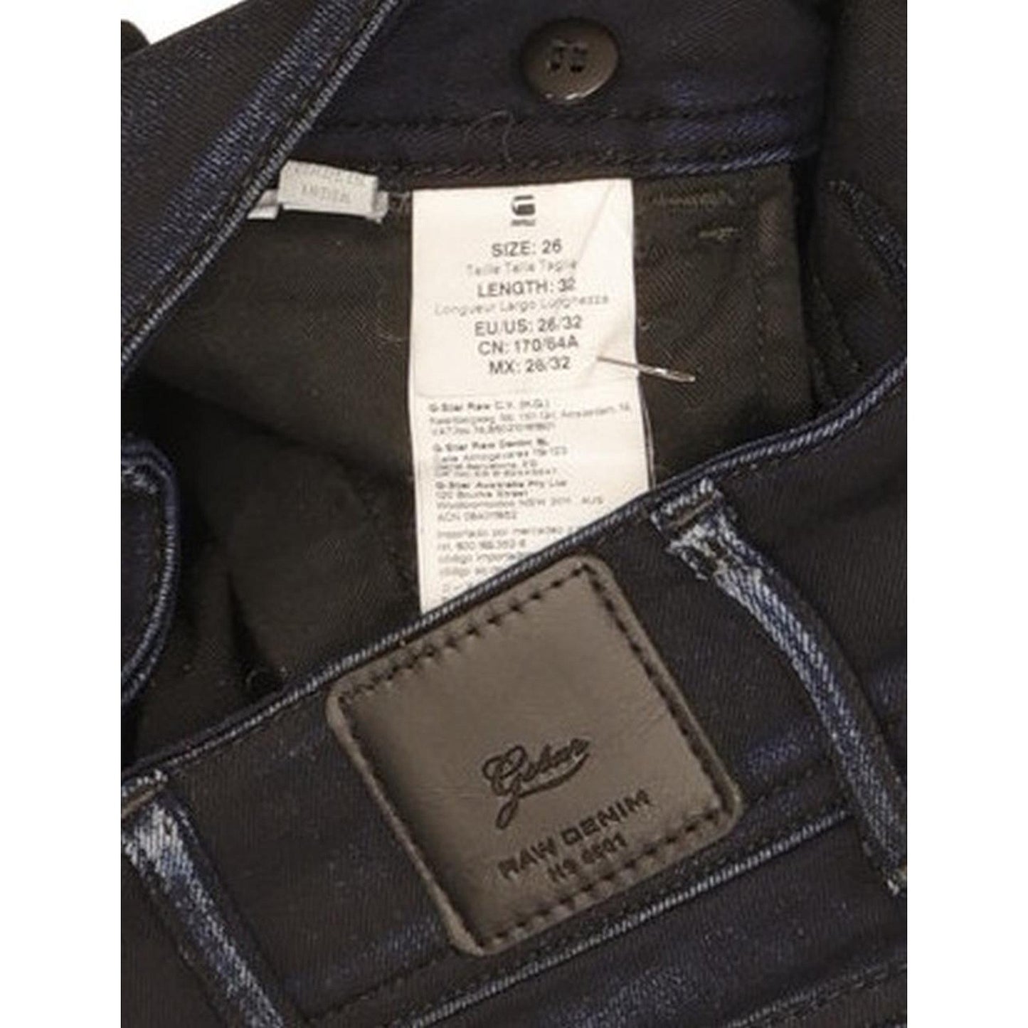 G-Star Midge Cody Women Navy Skinny Slim Stretch Jeans W26 L32