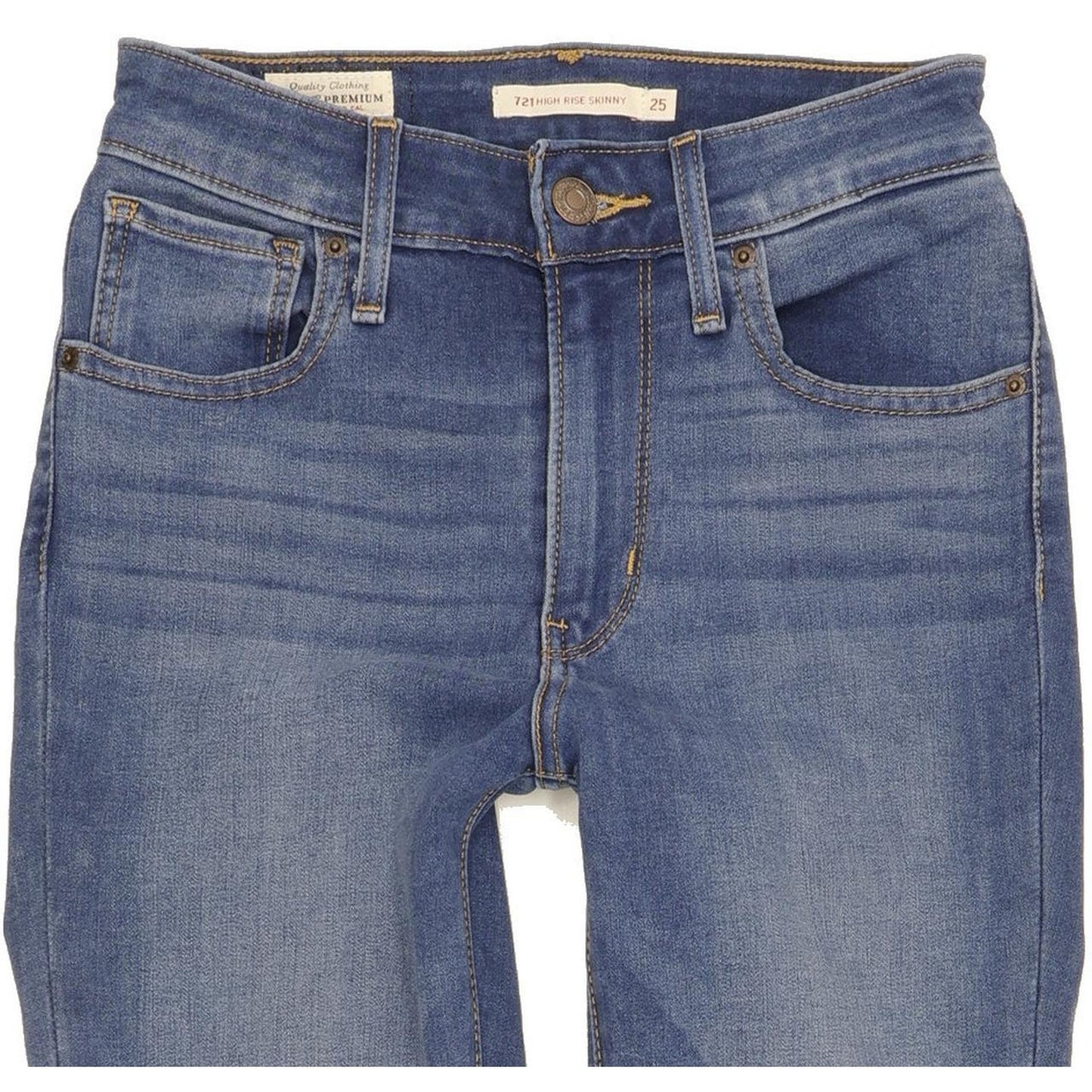 Levi's 721 Women Blue Skinny Slim Jeans W25 L30