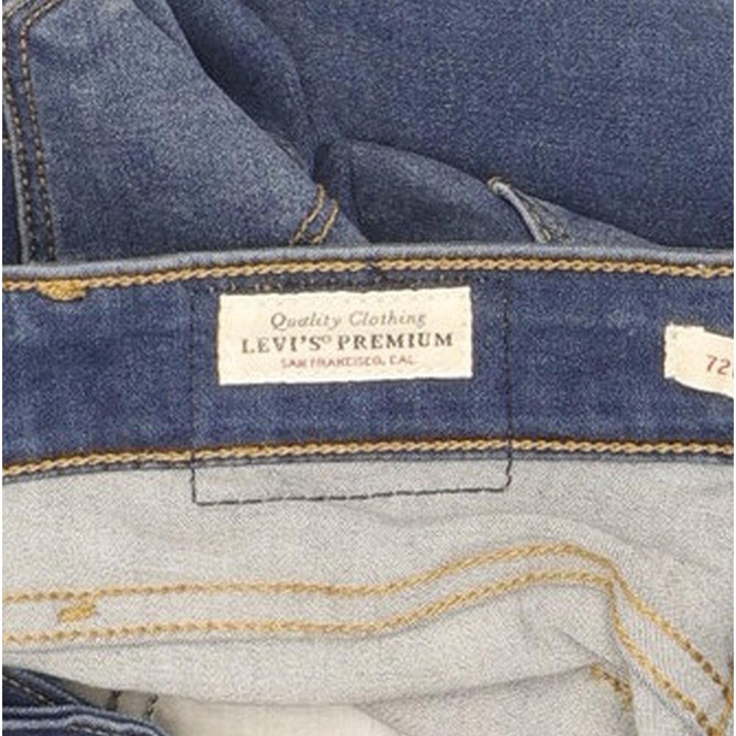 Levi's 721 Women Blue Skinny Slim Jeans W25 L30