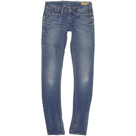 G-Star Austin Women Blue Skinny Slim Stretch Jeans W25 L32