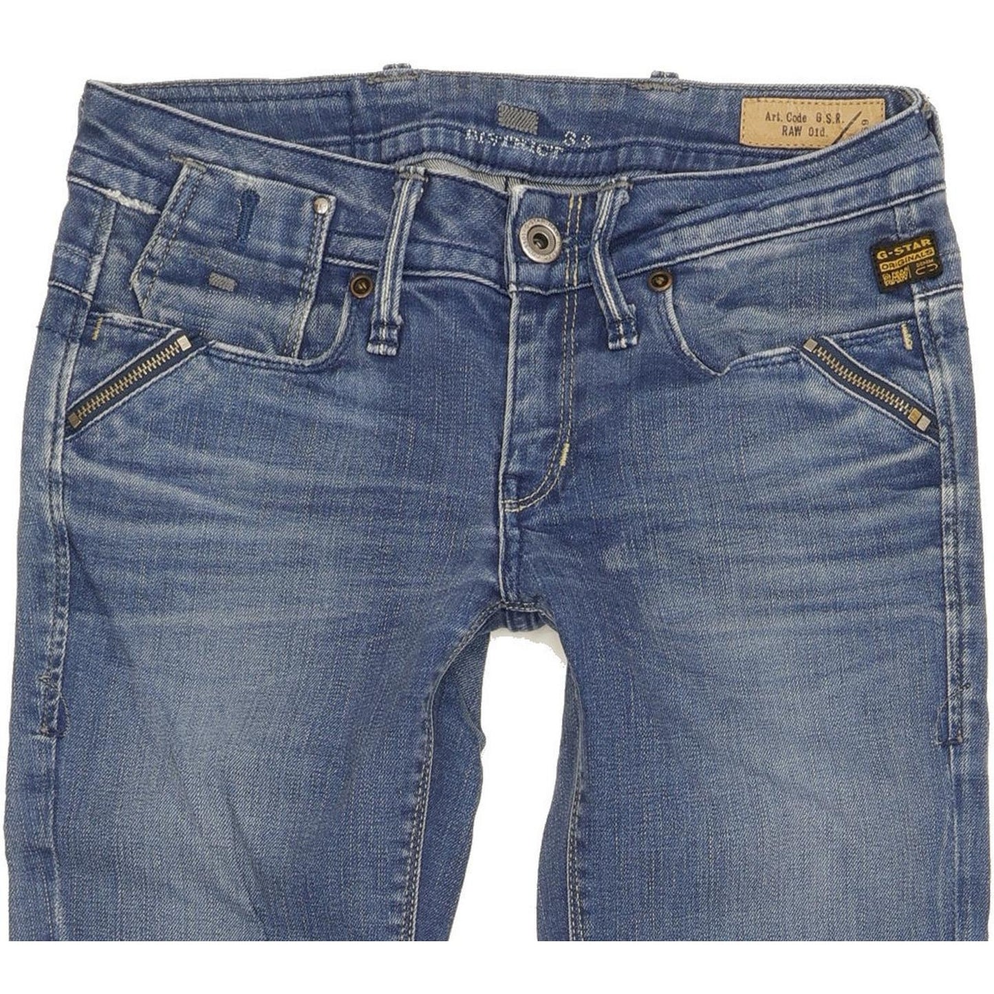 G-Star Austin Women Blue Skinny Slim Stretch Jeans W25 L32