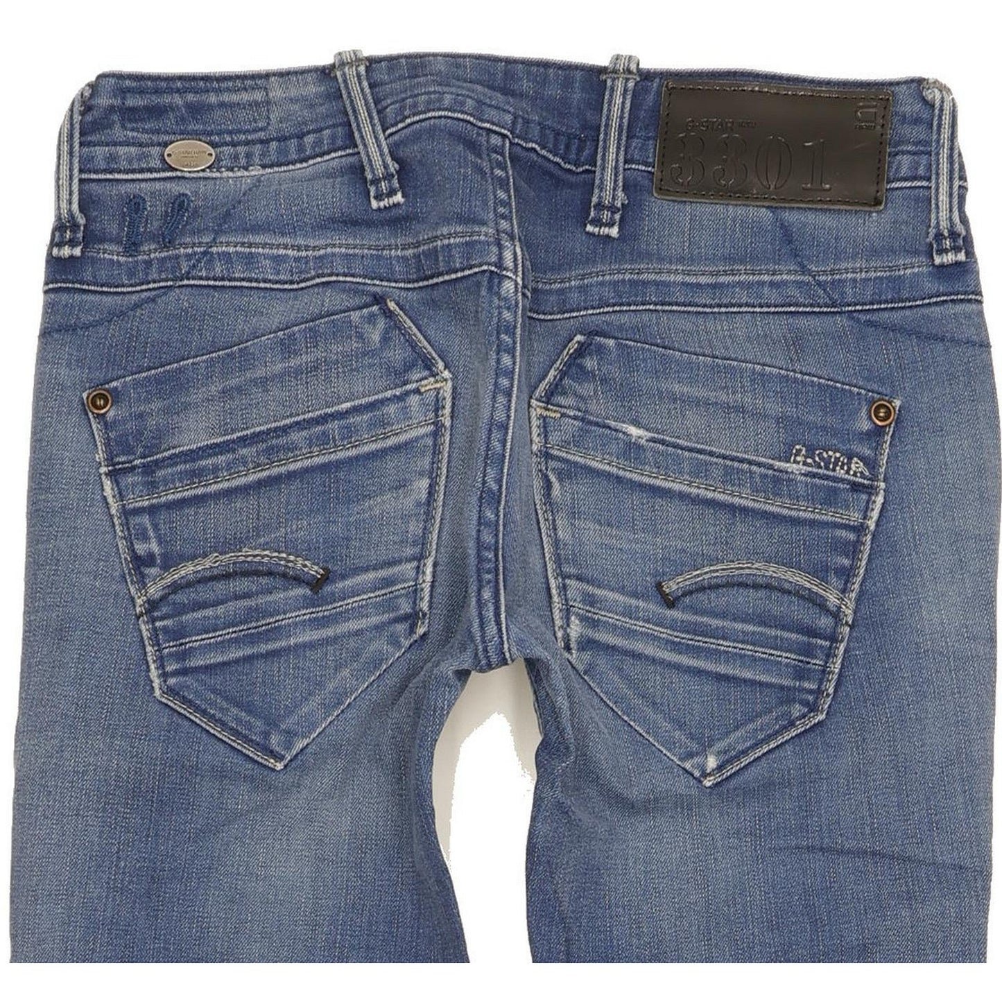 G-Star Austin Women Blue Skinny Slim Stretch Jeans W25 L32