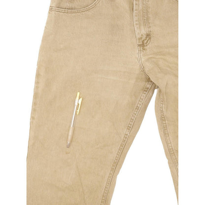 Wrangler Men Beige Straight Regular Jeans W30 L32