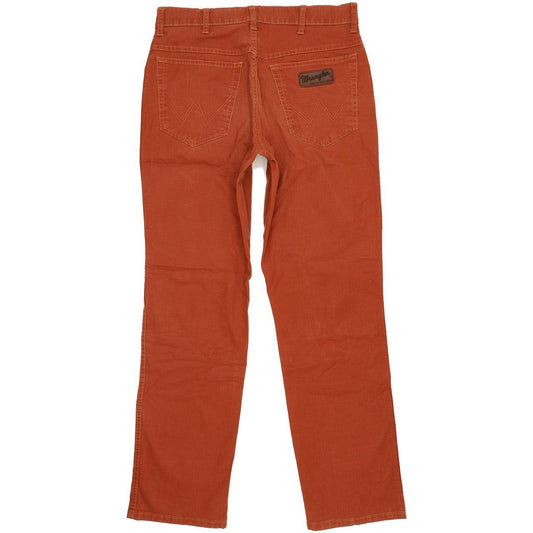 Wrangler Texas Men Red Straight Regular Stretch Jeans W33 L32