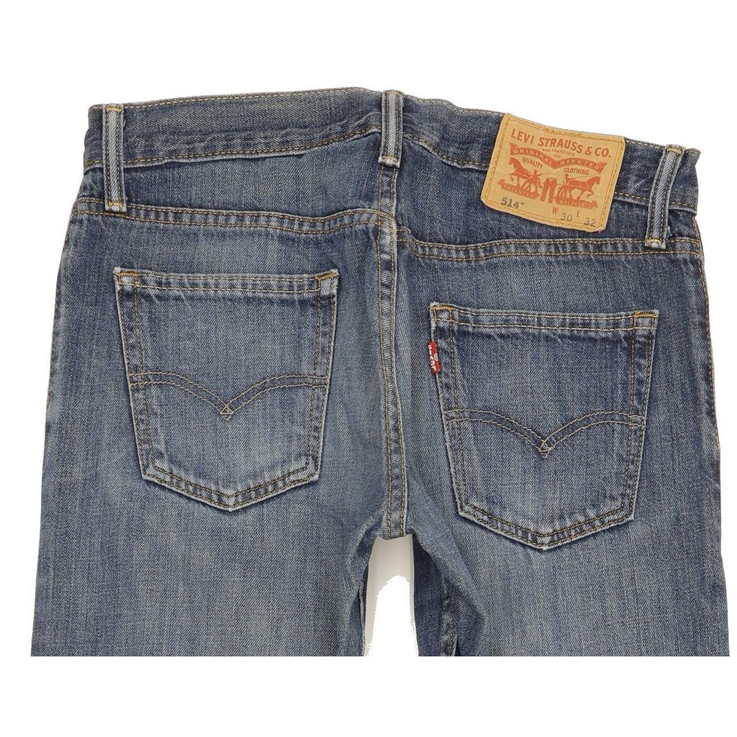 Levi's 514 Men Blue Straight Slim Jeans W30 L31