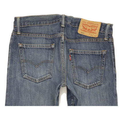 Levi's 514 Men Blue Straight Slim Jeans W30 L31
