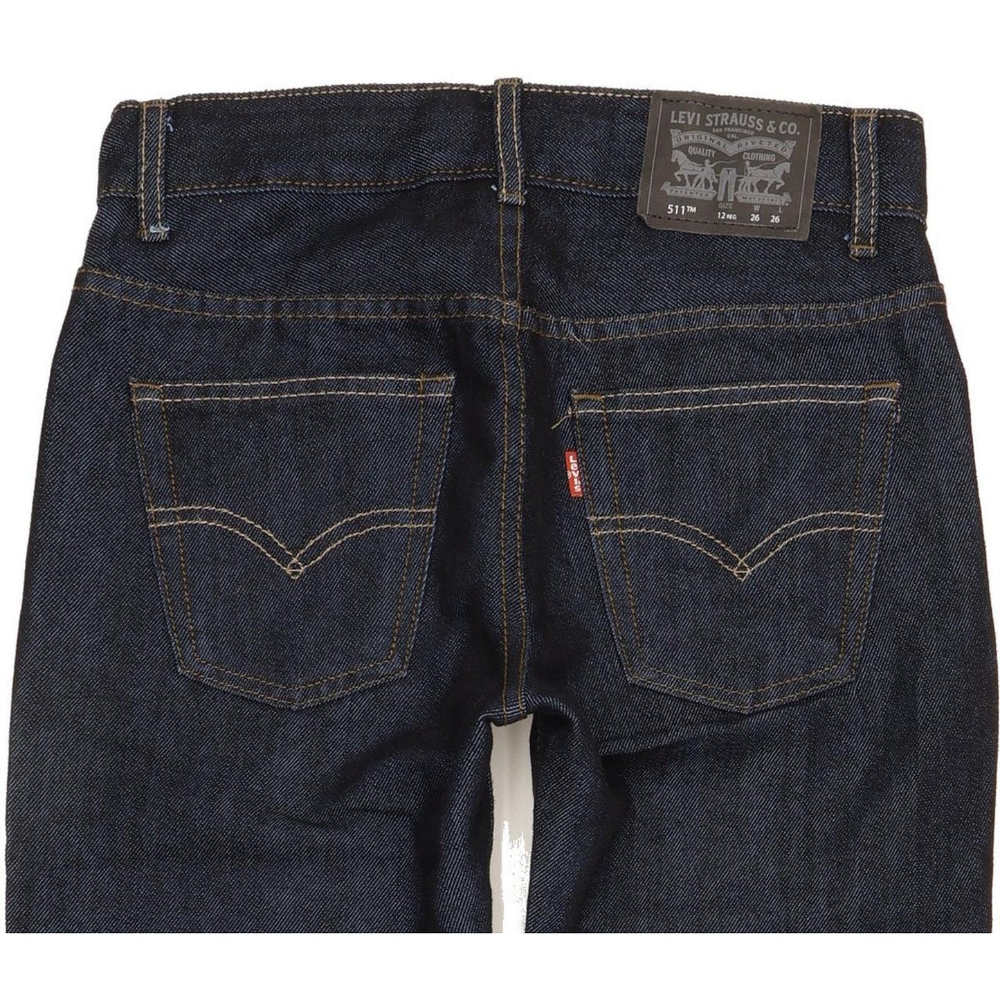 Levi's 511 Kids Navy Straight Slim Jeans W26 L26