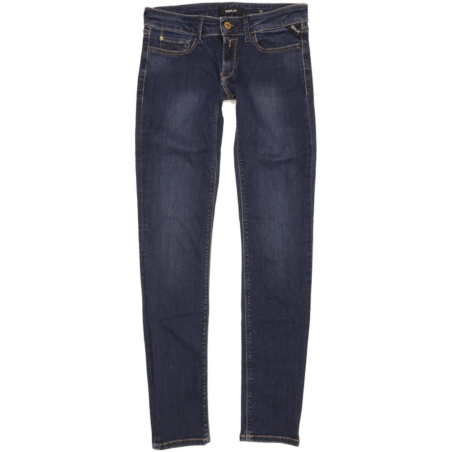 Replay Women Blue Skinny Slim Stretch Jeans W28 L31