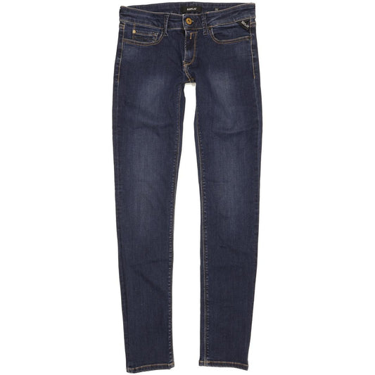 Replay Women Blue Skinny Slim Stretch Jeans W28 L31