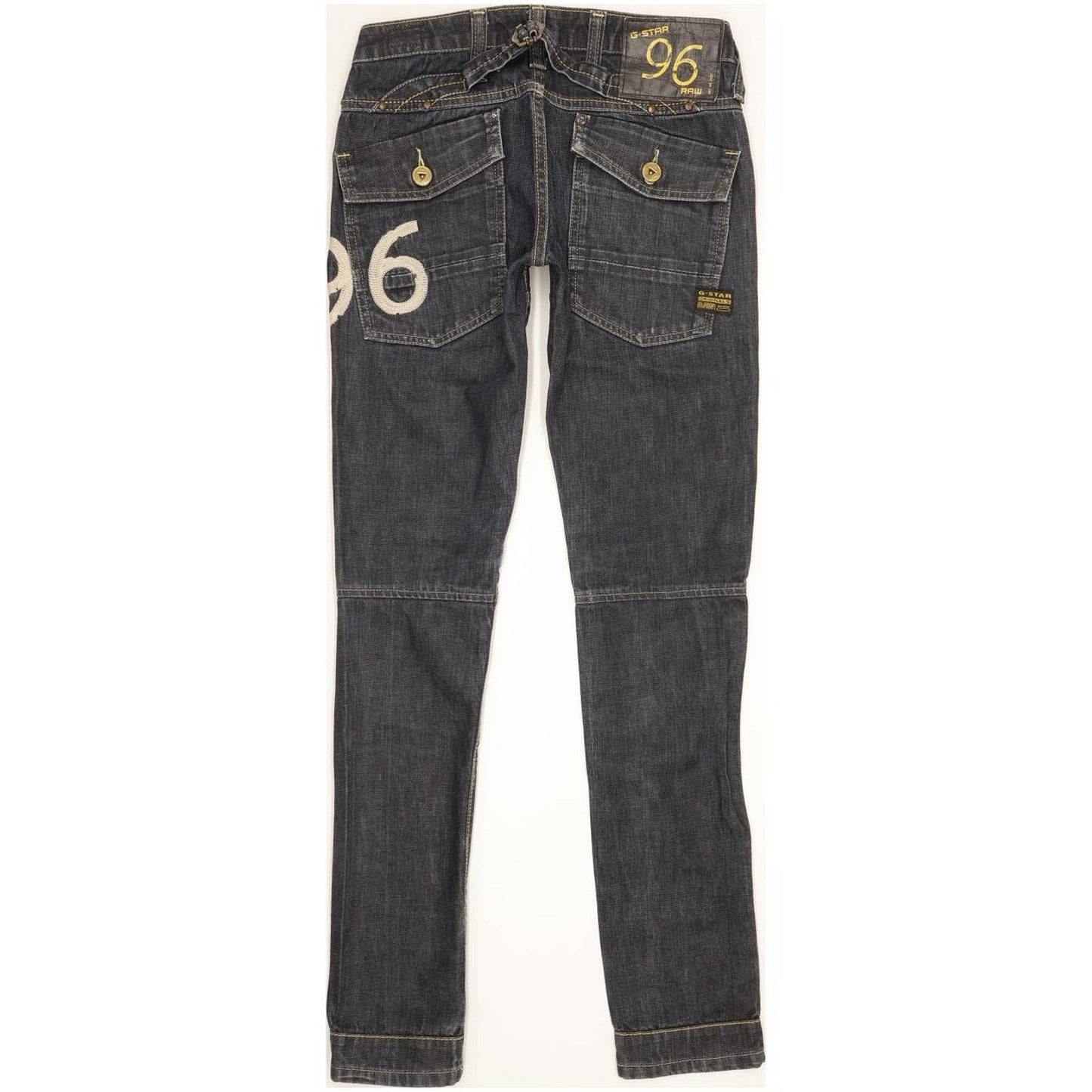 G-Star Elwood Heritage Women Blue Skinny Slim Jeans W25 L32