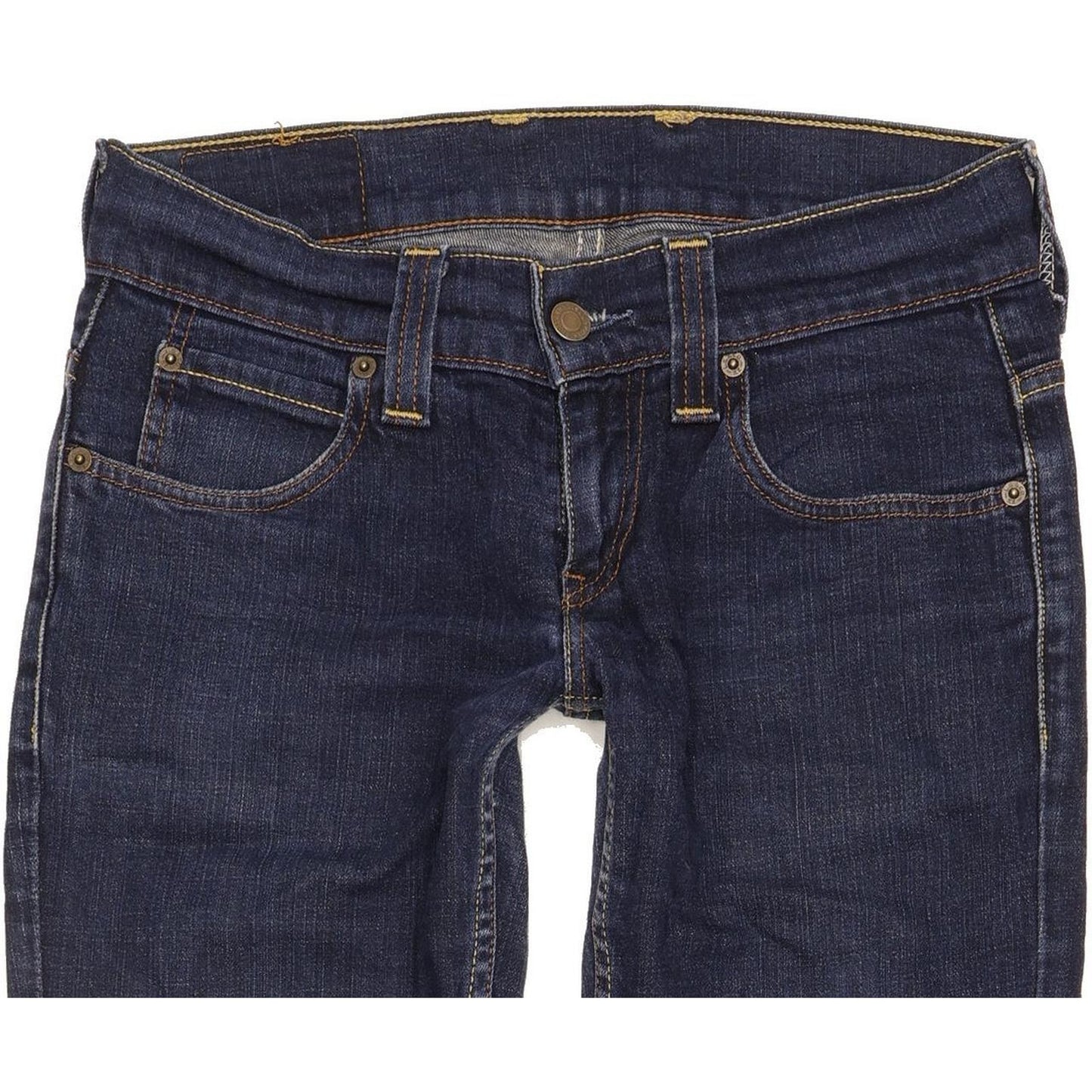 Levi's 603 Women Blue Straight Slim Stretch Jeans W27 L34