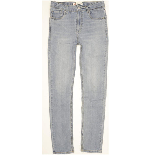 Levi's 510 Kids Blue Skinny Slim Stretch Jeans High Waisted W28 L30