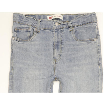 Levi's 510 Kids Blue Skinny Slim Stretch Jeans High Waisted W28 L30