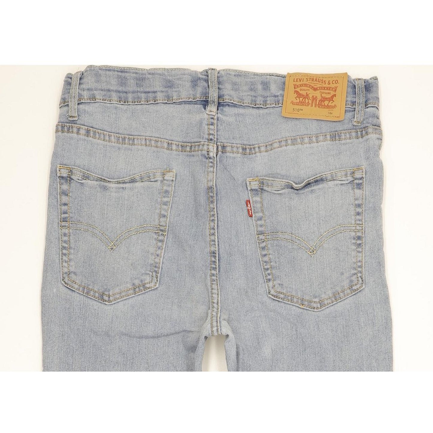 Levi's 510 Kids Blue Skinny Slim Stretch Jeans High Waisted W28 L30