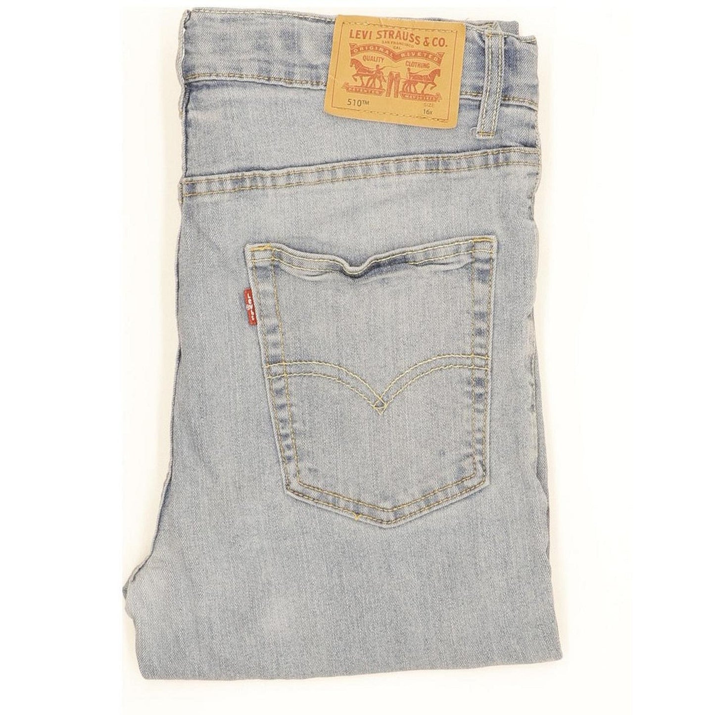 Levi's 510 Kids Blue Skinny Slim Stretch Jeans High Waisted W28 L30