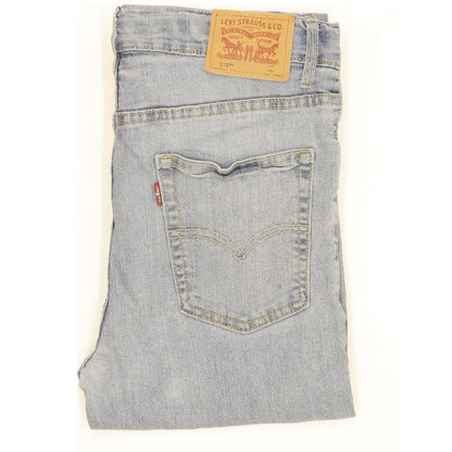Levi's 510 Kids Blue Skinny Slim Stretch Jeans High Waisted W28 L30
