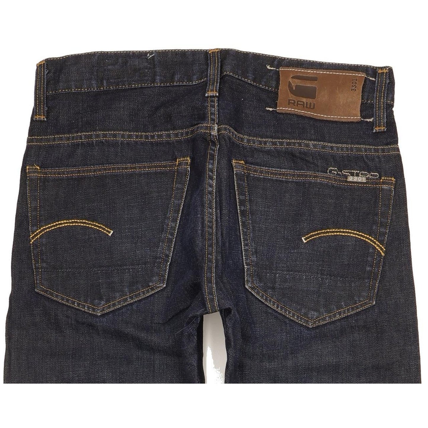 G-Star 3301 Men Navy Straight Regular Jeans W29 L29