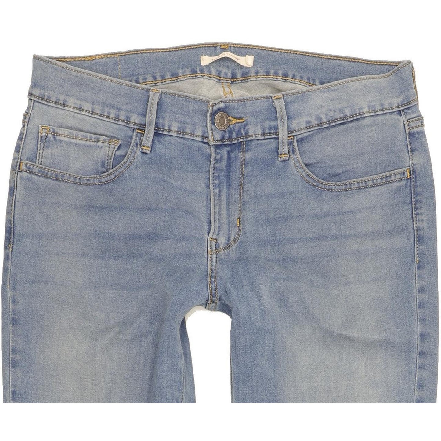 Levi's 710 Super Women Blue Skinny Slim Stretch Jeans W30 L27