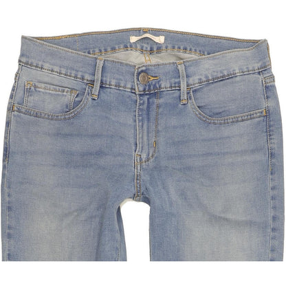 Levi's 710 Super Women Blue Skinny Slim Stretch Jeans W30 L27