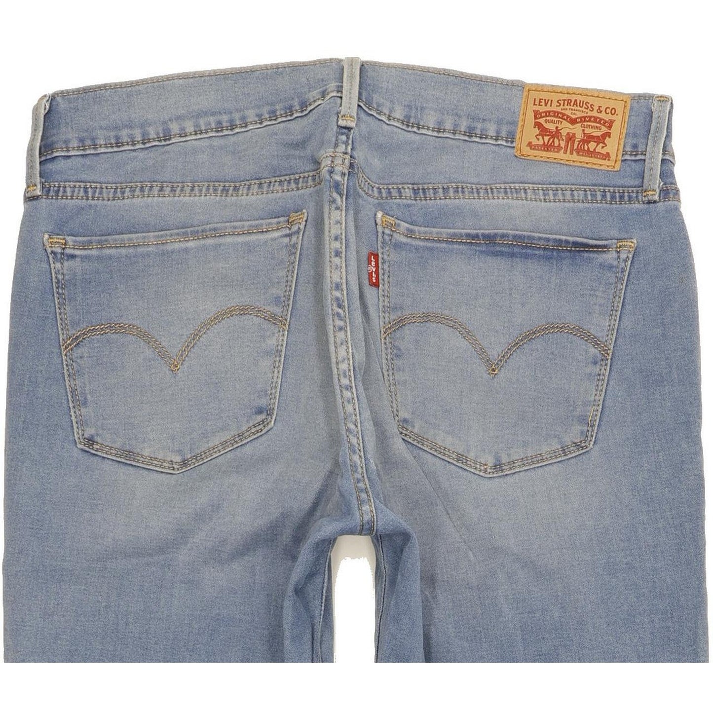Levi's 710 Super Women Blue Skinny Slim Stretch Jeans W30 L27