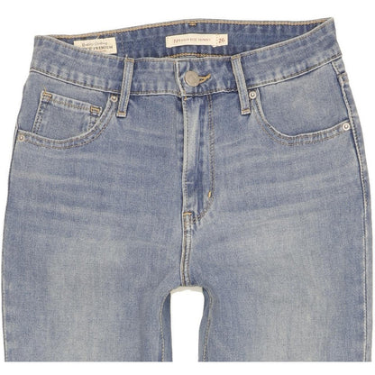 Levi's 721 Women Blue Skinny Slim Stretch Jeans W26 L28