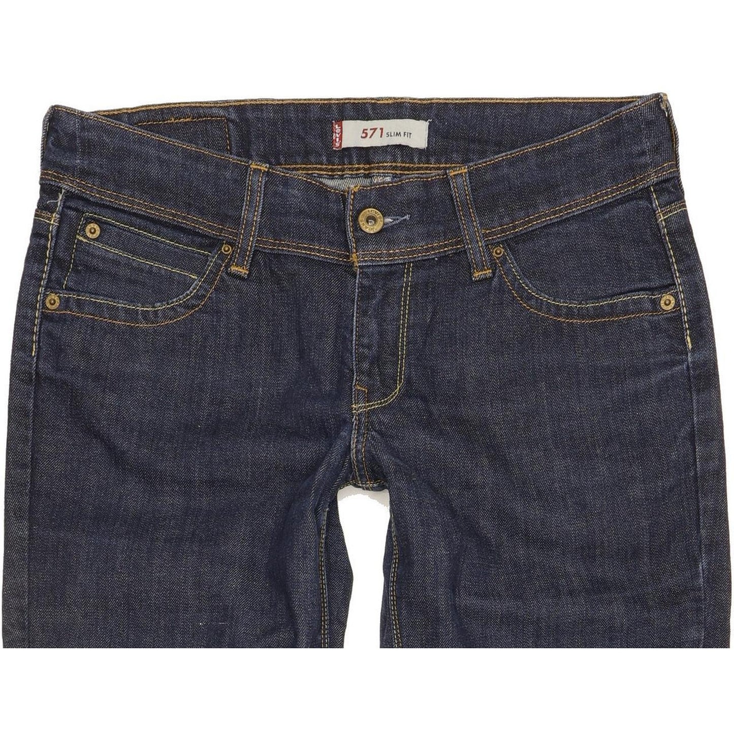 Levi's 571 Women Blue Straight Slim Jeans W28 L29