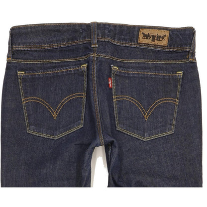 Levi's 571 Women Blue Straight Slim Jeans W28 L29