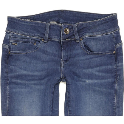 G-Star Midge Cody Women Blue Skinny Slim Stretch Jeans W28 L30