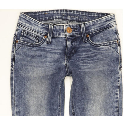 G-Star Demi Curve Women Blue Skinny Slim Stretch Jeans W24 L28