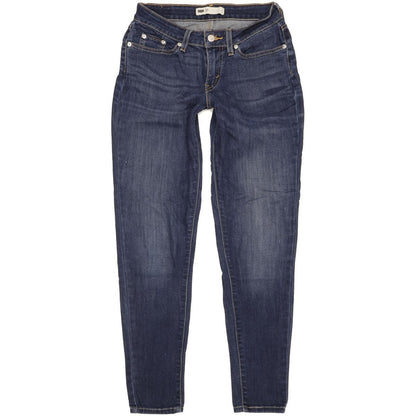 Levi's Women Blue Skinny Slim Stretch Jeans W27 L30