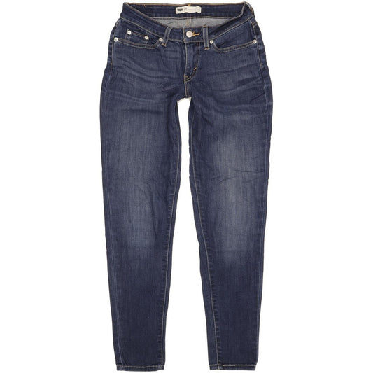 Levi's Women Blue Skinny Slim Stretch Jeans W27 L30