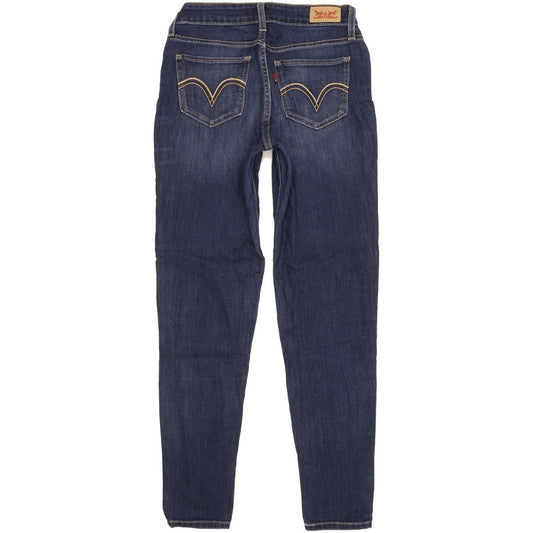 Levi's Women Blue Skinny Slim Stretch Jeans W27 L30