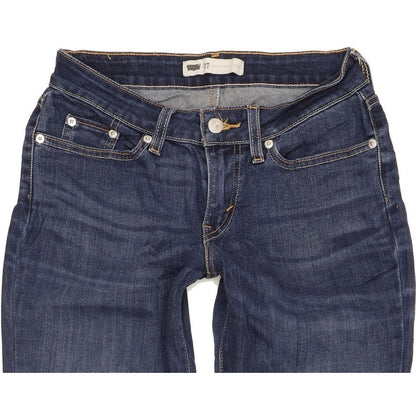 Levi's Women Blue Skinny Slim Stretch Jeans W27 L30