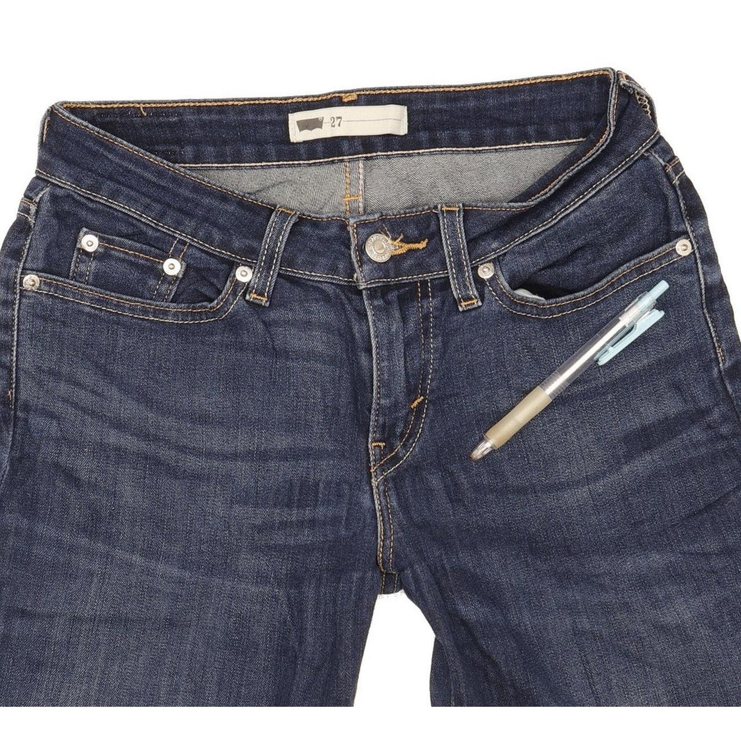 Levi's Women Blue Skinny Slim Stretch Jeans W27 L30