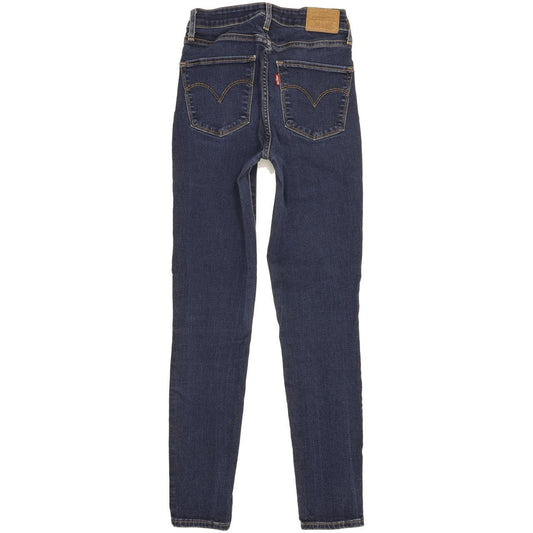 Levi's 721 Women Blue Skinny Slim Stretch Jeans W25 L28