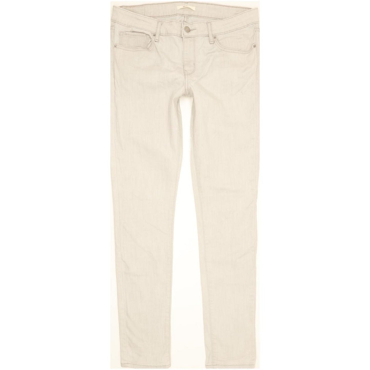 Levi's 711 Women Grey Skinny Slim Stretch Jeans W30 L31