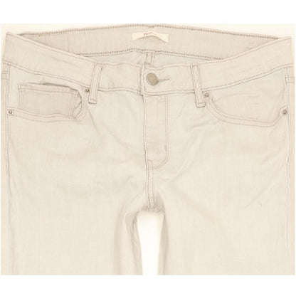 Levi's 711 Women Grey Skinny Slim Stretch Jeans W30 L31