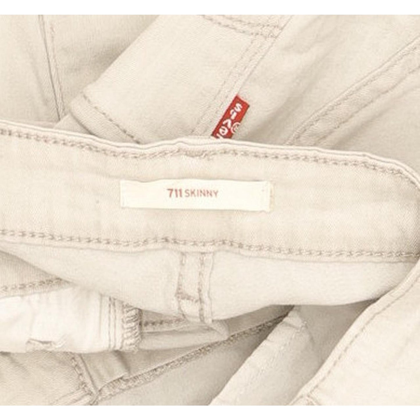 Levi's 711 Women Grey Skinny Slim Stretch Jeans W30 L31
