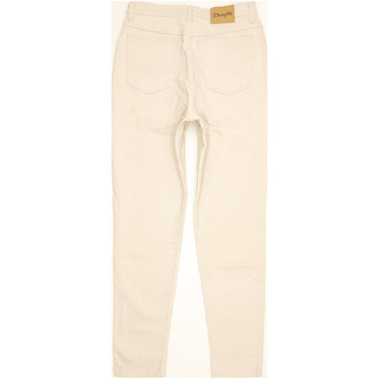 Wrangler Carla Beige Skinny Slim Stretch Jeans High Waisted W34 L32